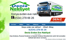 Desktop Screenshot of denizevdenevenakliyat.com
